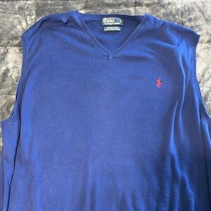 Ralph Lauren Blue Knit Top